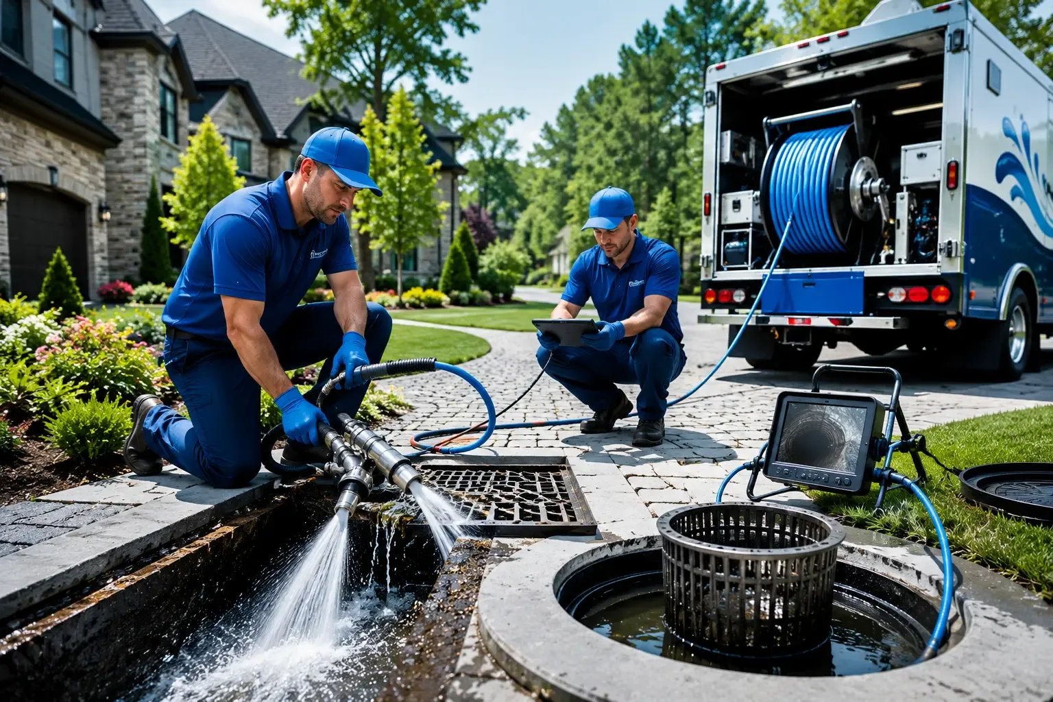 Local outdoor drain cleaning professionals in South Lyme, CT
